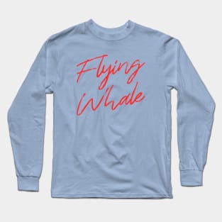 Flying Whale Long Sleeve T-Shirt